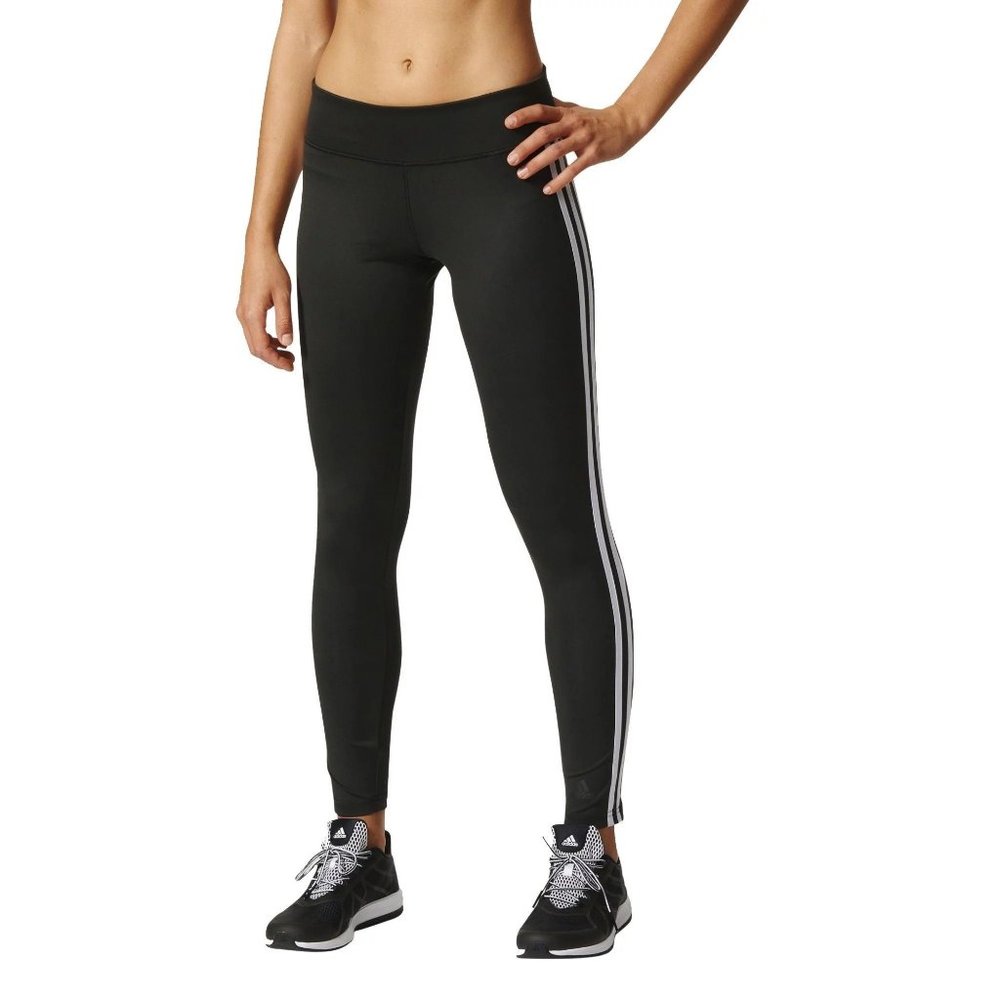 Adidas Training Designed-2-Move 3-Stripe Leggings | Small